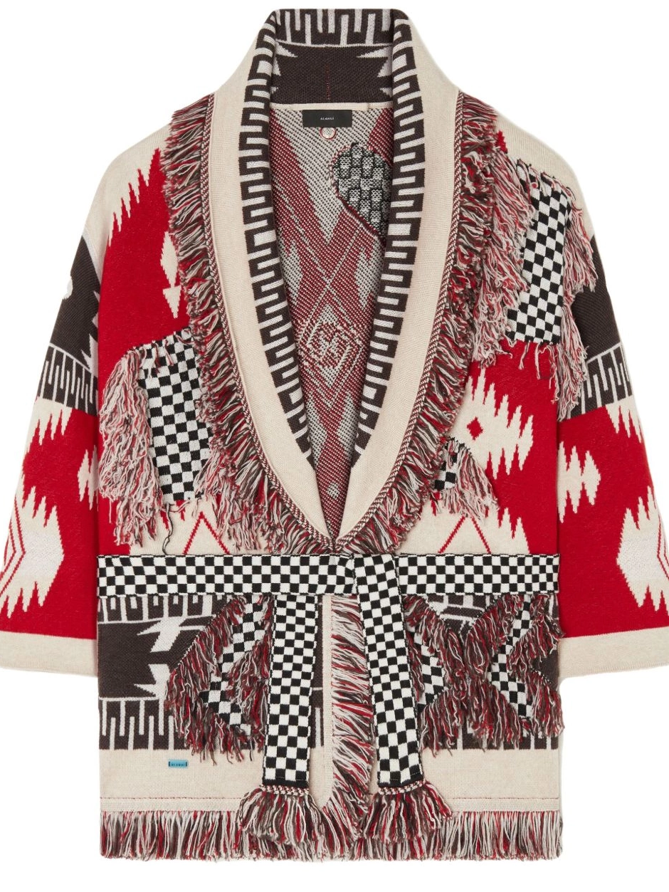 Affordable Women Racing cardigan Alanui wool Icon 0825